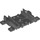 LEGO Dark Stone Gray Flex Rail 4 x 8 (64022)