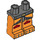 LEGO Donker Steengrijs Frax Minifigure Heupen en benen (3815 / 17522)