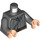 LEGO Donker steengrijs Gandalf the Grey met Hoed en Cape Torso (973 / 76382)