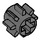 LEGO Dark Stone Gray Gear with 8 Teeth Type 1 (3647)