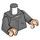 LEGO Dark Stone Gray Gru Torso (973)