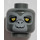 LEGO Dark Stone Gray Grumlo Head (Recessed Solid Stud) (14053 / 16746)