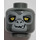 LEGO Dark Stone Gray Grumlo Head (Recessed Solid Stud) (14053 / 16746)