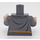 LEGO Dark Stone Gray Gryffindor Student Torso with Grey Sweater and Red Tie (76382 / 88585)