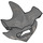 LEGO Dark Stone Gray Hammer Shark Head Cover (93165)