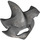 LEGO Dark Stone Gray Hammer Shark Head Cover (93165)