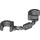 LEGO Dark Stone Gray Handcuffs (Short) (61482 / 97927)