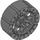 LEGO Dark Stone Gray Hard Plastic Wheel Ø56 x 22 with Spokes (55817 / 61745)