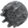 LEGO Dark Stone Gray Hard Plastic Wheel Ø62 x 40mm (27254)