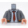 LEGO Mørk stengrå Harry Potter House Banner Minifig Torso (973 / 76382)