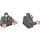 LEGO Dark Stone Gray Hermione Granger Minifig Torso (76382)