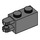 LEGO Gris pierre foncé Charnière Brique 1 x 2 Verrouillage avec Dual Finger sur Fin Horizontal (30540 / 54672)