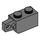 LEGO Gris pierre foncé Charnière Brique 1 x 2 Verrouillage avec Single Finger (Verticale) sur Fin (30364 / 51478)