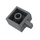 LEGO Dark Stone Gray Hinge Brick 2 x 2 Locking with 1 Finger Vertical with Axle Hole (30389 / 49714)