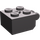 LEGO Dunkles Steingrau Scharnier Backstein 2 x 2 Verriegeln mit Axlehole und Dual Finger (40902 / 53029)