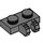 LEGO Dark Stone Gray Hinge Plate 1 x 2 Locking with Dual Fingers (50340 / 60471)