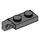 LEGO Gris pierre foncé Charnière assiette 1 x 2 Verrouillage avec Single Finger sur Fin Verticale sans rainure inférieure (44301 / 49715)