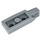 LEGO Dark Stone Gray Hinge Plate 1 x 2 Locking with Single Finger on End Vertical without Bottom Groove (44301 / 49715)