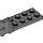 LEGO Dunkles Steingrau Scharnier Platte 2 x 4 mit Articulated Joint - Männlich (3639)