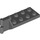 LEGO Dark Stone Gray Hinge Plate 2 x 4 with Articulated Joint - Male (3639)