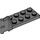 LEGO Dark Stone Gray Hinge Plate 2 x 4 with Articulated Joint - Male (3639)