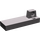 LEGO Dark Stone Gray Hinge Tile 1 x 3 Locking with Single Finger on Top (44300 / 53941)