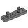 LEGO Dark Stone Gray Hinge Tile 1 x 4 Locking with 2 Single Stubs on Top (44822 / 95120)