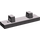 LEGO Gris pierre foncé Charnière Tuile 1 x 4 Verrouillage avec 2 Single Stubs sur Haut (44822 / 95120)