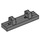 LEGO Dark Stone Gray Hinge Tile 1 x 4 Locking with 2 Single Stubs on Top (44822 / 95120)