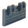 LEGO Dark Stone Gray Hinge Train Gate 2 x 4 Locking Dual 2 Stubs with Rear Reinforcements (44569 / 52526)