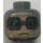 LEGO Dark Stone Gray Hondo Ohnaka Head (Recessed Solid Stud) (3626 / 87335)