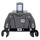 LEGO Dark Stone Gray Imperial Officer with Cap with 3 Red and Blue Tiles Minifig Torso (973 / 76382)