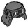 LEGO Donker Steengrijs Imperial Pilot Helm met Zwart Goggles (91847)