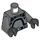 LEGO Dark Stone Gray Inquisitor Fifth Brother Minifig Torso (973 / 76382)
