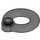 LEGO Dark Stone Gray Lifebuoy with Hollow Stud (30340)