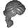 LEGO Dark Stone Gray Long French Braided Ponytail (88286)