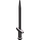 LEGO Dark Stone Gray Long Sword with Thin Crossguard (98370)