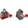 LEGO Dark Stone Gray Macy (70314) Minifig Torso (973 / 76382)