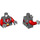 LEGO Dunkles Steingrau Macy Minifig Torso (973 / 76382)
