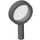 LEGO Dark Stone Gray Magnifying Glass with Transparent Lens with Thin Frame (30152 / 90463)