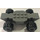 LEGO Dark Stone Gray McDonald&#039;s Racers Chassis, Lifted with Dark Stone Grey Wheels (85755)