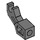 LEGO Gris pierre foncé Mécanique Bras avec support épais (49753 / 76116)