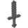 LEGO Dunkles Steingrau Minecraft Schwert (18787)