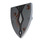 LEGO Dark Stone Gray Minifig Shield Triangular with Diamonds and Mud Spots (3846 / 14683)