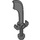 LEGO Dark Stone Gray Minifig Sword Scimitar (43887 / 48693)