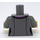 LEGO Mørk stengrå Minifig Torso (973 / 76382)