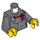 LEGO Dunkles Steingrau Minifig Torso (973 / 76382)