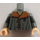 LEGO Dark Stone Gray Minifig Torso with Jacket and Mouton Collar (973 / 76382)