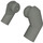 LEGO Dark Stone Gray Minifigure Arms (Left and Right Pair)