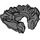 LEGO Dark Stone Gray Minifigure Collar (26066 / 78127)